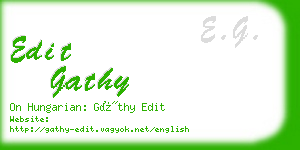 edit gathy business card